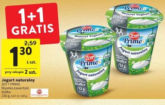 Intermarche Jogurt naturalny zott primo oferta