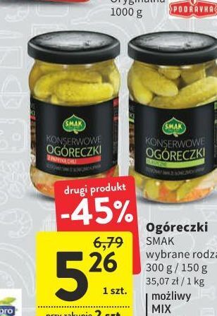 Intermarche Ogóreczki konserwowe smak oferta