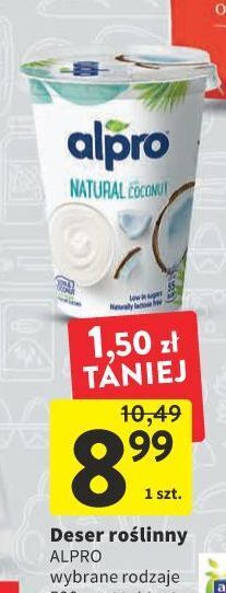 Intermarche Jogurt sojowy kokosowy alpro oferta