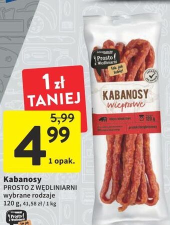 Intermarche Kabanosy wieprzowe intermarche prosto z wędliniarni oferta