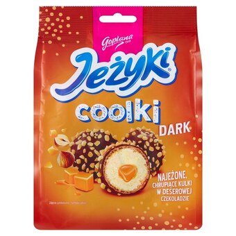 Torimpex Jeżyki coolki dark wafelek z kremem o smaku herbatnikowym i masą karmelową 140,4 g oferta