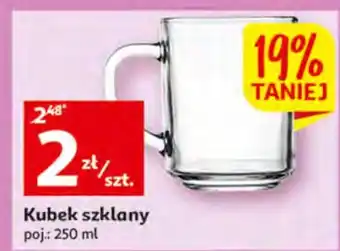 Auchan Kubek szklany 250 ml oferta