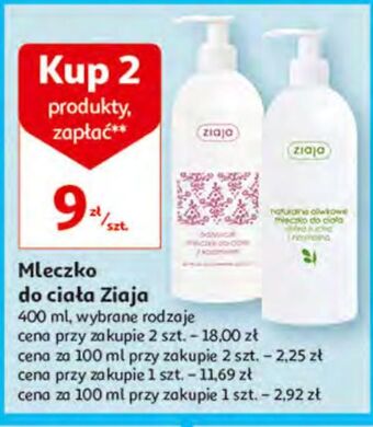 Auchan Naturalne oliwkowe mleczko do ciała skóra sucha i normalna ziaja oliwkowa oferta