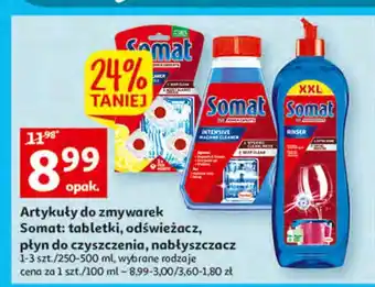 Auchan Odświeżacz do zmywarek odor block somat deo-perls oferta