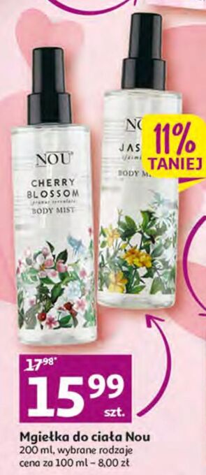 Auchan Mgiełka do ciała nou cherry blossom oferta