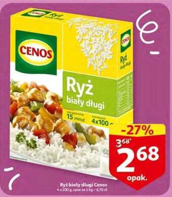 Auchan Ryż biały długi cenos oferta
