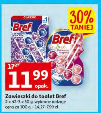 Auchan Zawieszka do wc delikatna magnolia bref deluxe oferta