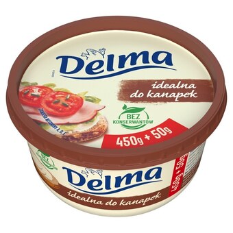 Społem Delma margaryna półtłusta o smaku masła 500 g oferta