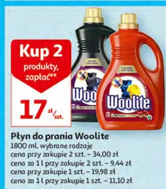 Auchan Płyn do prania woolite mix colors oferta