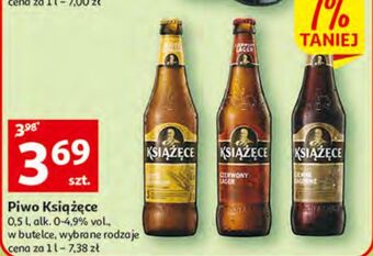 Auchan Piwo książęce złote pszeniczne oferta