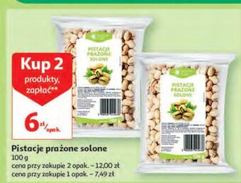 Auchan Pistacje prażone solone auchan oferta
