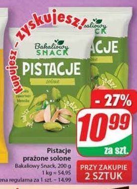 Dino Pistacje solone bakaliowy snack oferta
