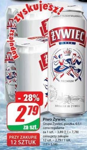 Dino Piwo żywiec jasne pełne oferta