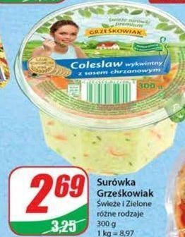 Dino Surówka colesław wykwintny z sosem chrzanowym grześkowiak oferta