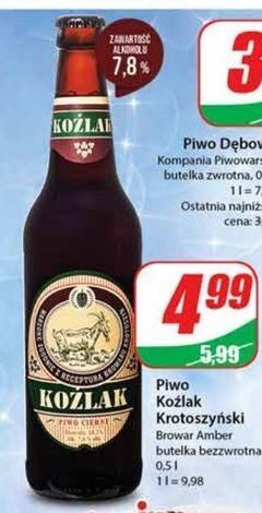 Piwo koźlak krotoszyński