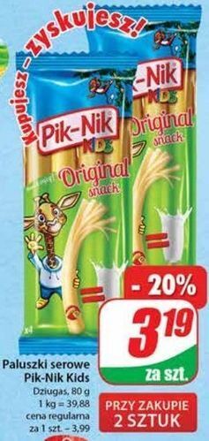 Dino Paluszki serowe original pik-nik kids oferta