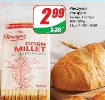 Dino Pieczywo chrupkie kukurydziano-jaglane tovago oferta