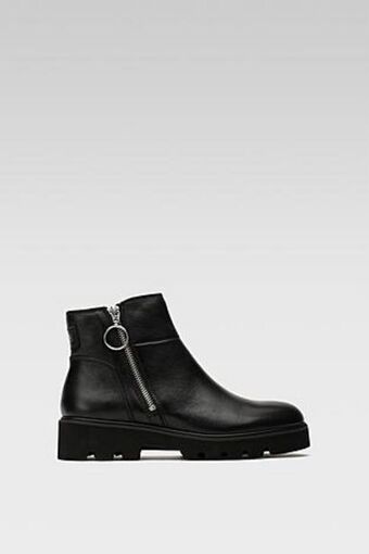 CCC Botki pikolinos w6y-8956 czarnypikolinos - skórzane botki czarne oferta