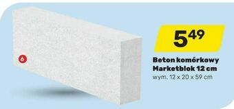 Bricomarche Beton komórkowy Marketblok 12 cm oferta
