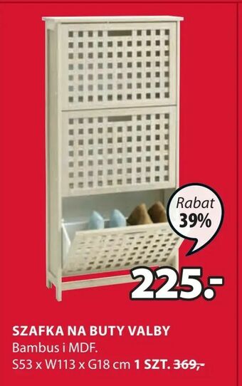 JYSK Szafka na buty valby oferta