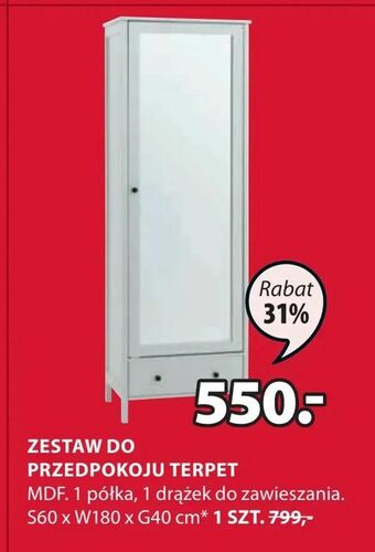 JYSK Zestaw do przedpokoju terpet oferta