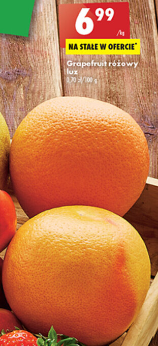Biedronka Grapefruit różowy luz 1kg oferta