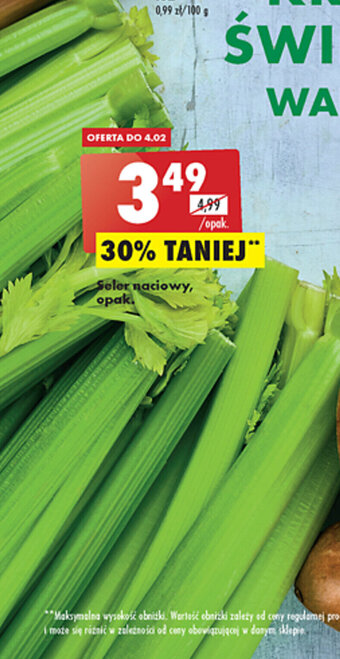Biedronka Seler naciowy, opak. oferta