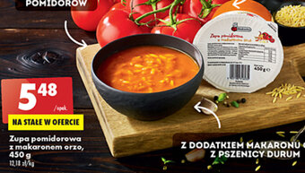 Biedronka Zupa pomidorowa z makaronem orzo 450g oferta