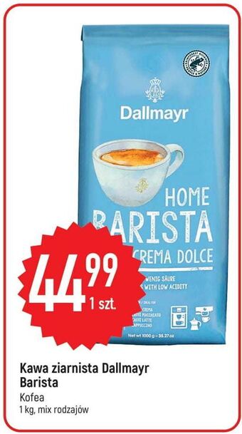 E.Leclerc Kawa dallmayr home barista caffe crema dolce oferta