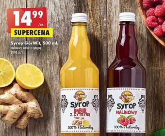 Biedronka Syrop malinowy górwit oferta