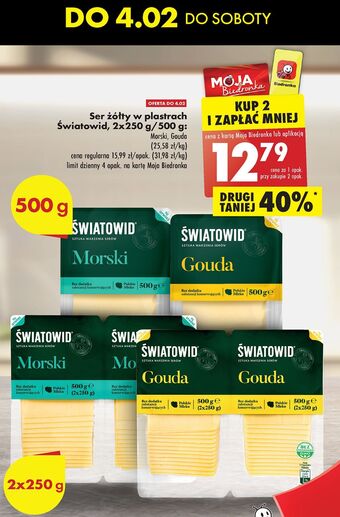 Biedronka Ser morski plastry światowid oferta