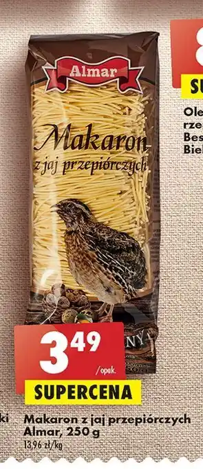 Biedronka Makaron z jaj przepiórczych almar oferta