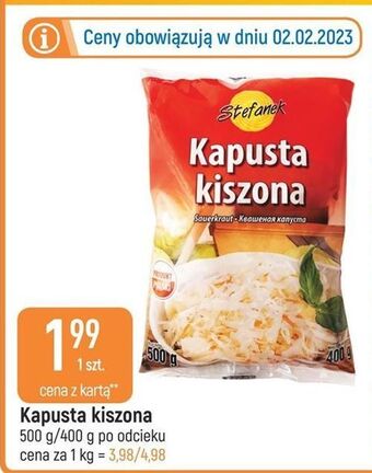 E.Leclerc Kapusta kiszona stefanek oferta