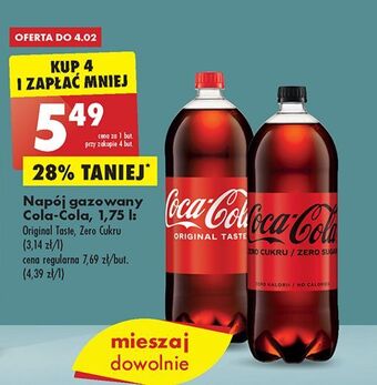 Biedronka Napój coca-cola oferta