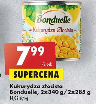 Biedronka Kukurydza złocista bonduelle oferta