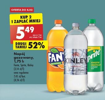 Biedronka Napój tonic water kinley oferta