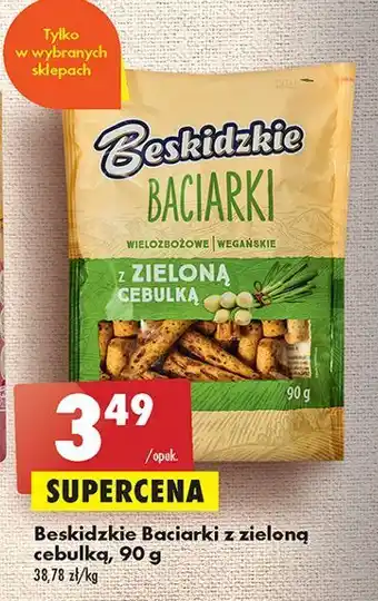 Biedronka Baciarki z zieloną cebulką aksam beskidzkie oferta