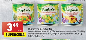 Biedronka Kukurydza złocista z czerwoną fasolą bonduelle oferta