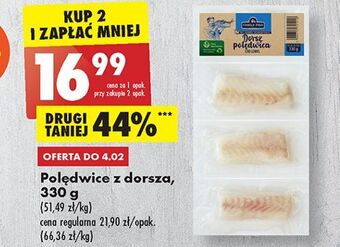 Biedronka Polędwica z dorsza atlantyckiego family fish oferta