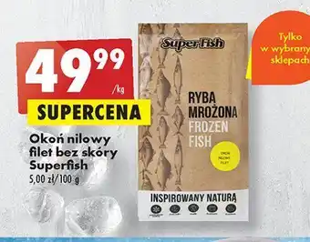 Biedronka Okoń nilowy filet superfish oferta