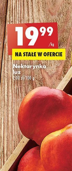 Biedronka Nektarynki oferta
