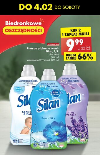 Biedronka Płyn do płukania fresh sky silan classic oferta