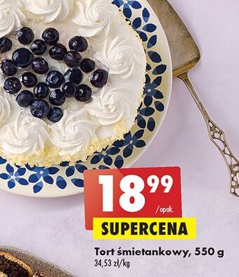 Biedronka Tort śmietankowy oferta