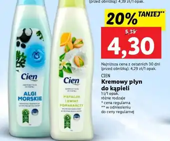 Lidl Płyn do kąpieli algi morskie cien oferta