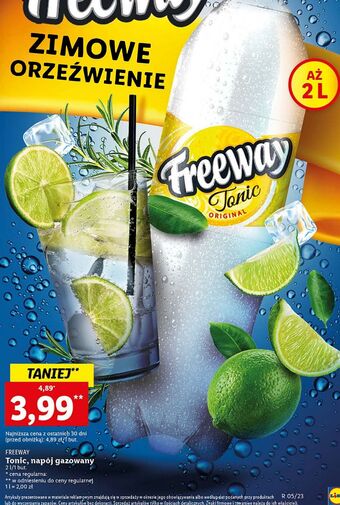 Lidl Tonic freeway oferta