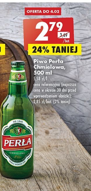 Biedronka Piwo perła chmielowa oferta