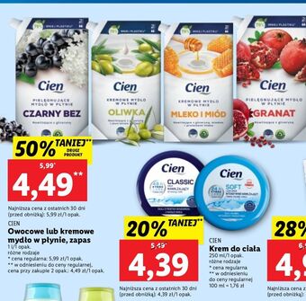 Lidl Mydło w płynie mleko i miód cien oferta
