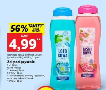 Lidl Żel pod prysznic jaśminowa aura oferta