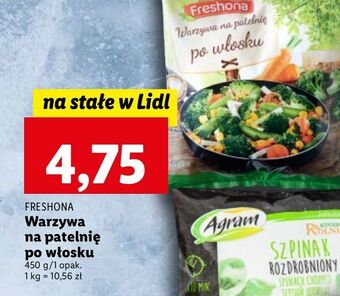 Lidl Warzywa na patelnię po włosku freshona oferta