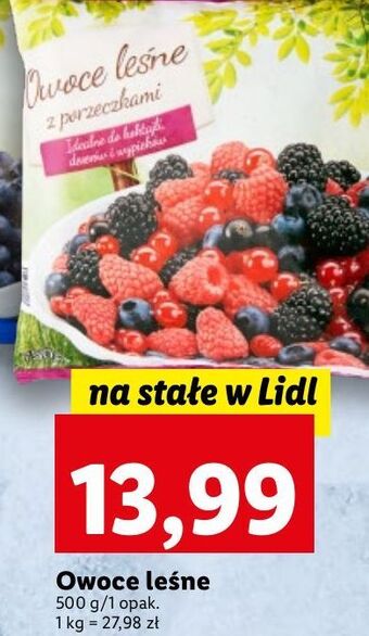 Lidl Owoce leśne freshona oferta